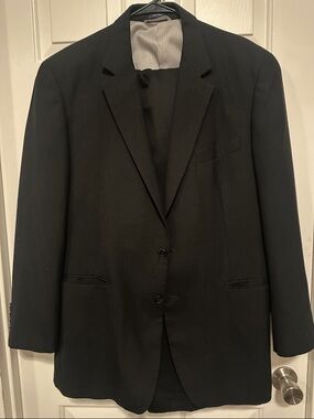 croft & barrow Black Men's Sport Coat Blazer
